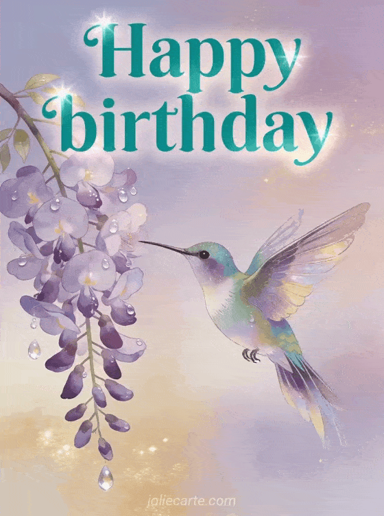 animated birthday e-card - free greeting card 🕊️ - JolieCarte